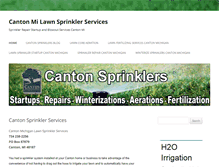 Tablet Screenshot of cantonsprinklers.com